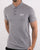 Emporio Armani EA7 Core Logo Pique Polo Shirt Grey Marl