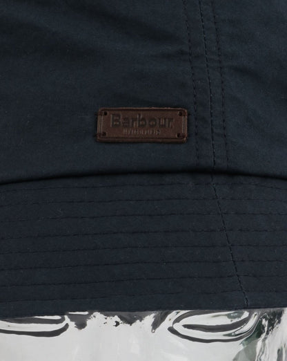 Barbour Irvine Wax Sporthut Marineblau