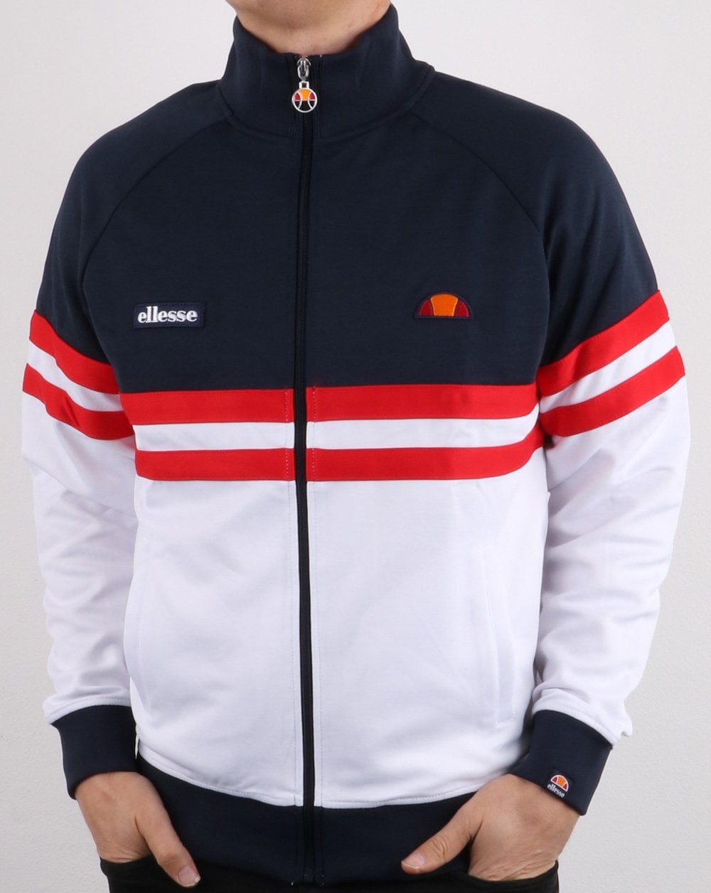 Ellesse Rimini Track Top Navy/white/red