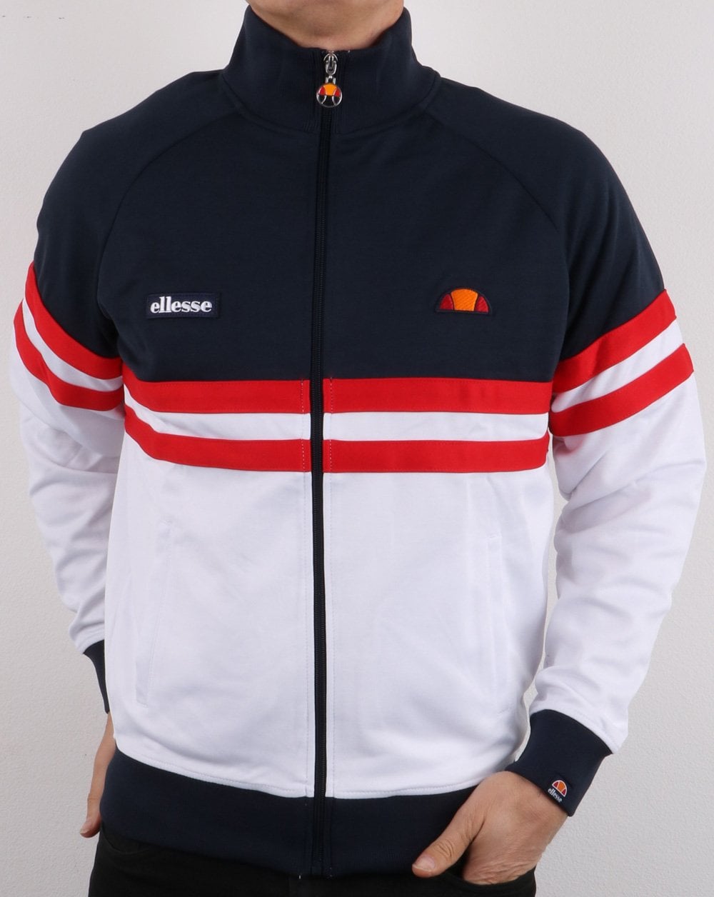 Ellesse Rimini Track Top Navy/white/red