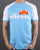 Ellesse Cassina T Shirt Sky Blue/White