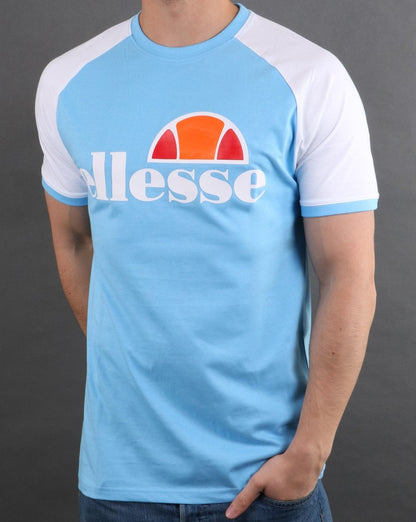 Ellesse Cassina T-Shirt Himmelblau/Weiß