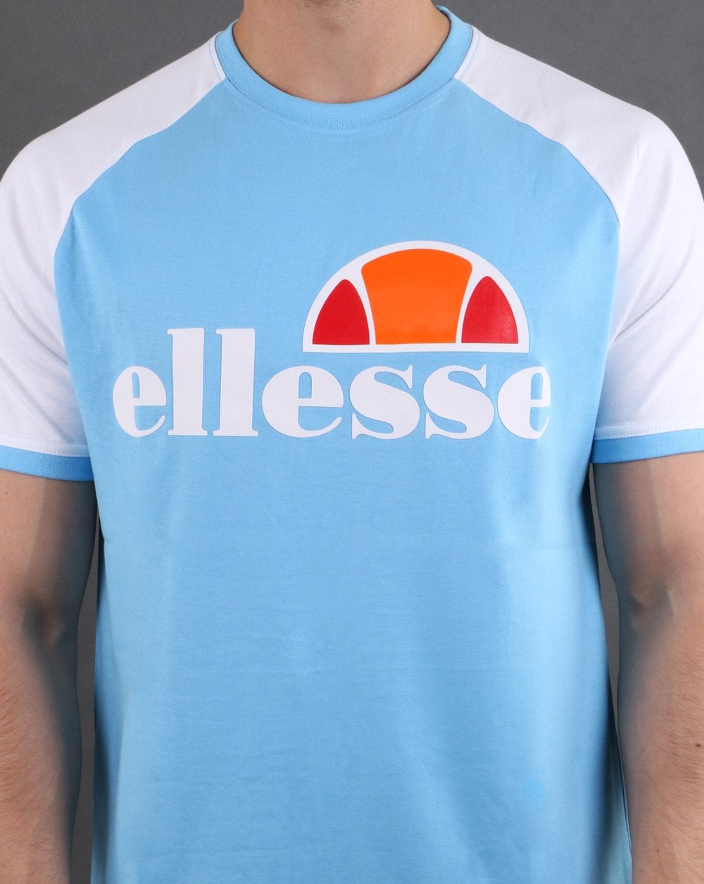 Ellesse Cassina T-Shirt Himmelblau/Weiß
