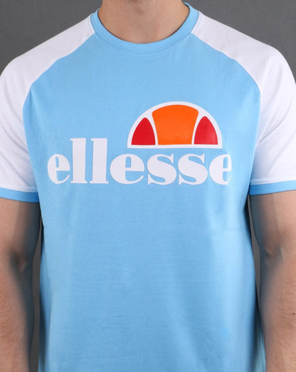 Ellesse Cassina T-Shirt Himmelblau/Weiß