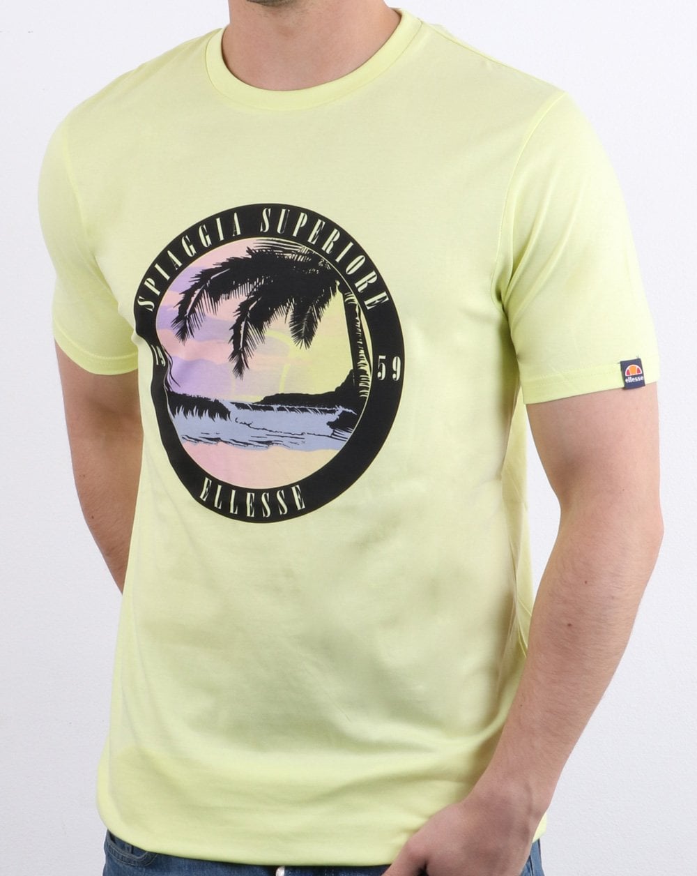 Ellesse Palm T-Shirt Hellgelb