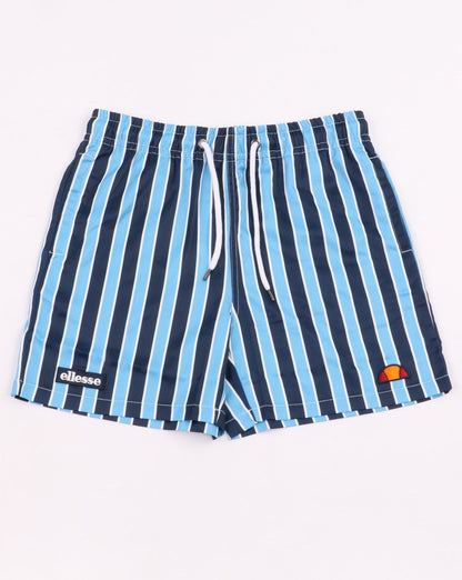 Ellesse – Reef – Gestreifte Shorts in Marineblau