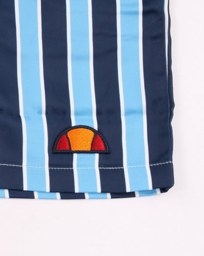 Ellesse – Reef – Gestreifte Shorts in Marineblau