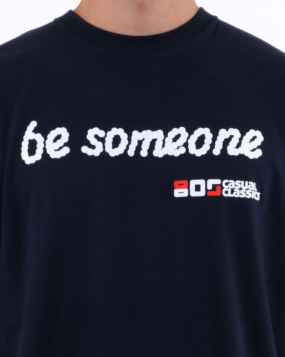 80er Casual Classics Be Someone T-Shirt Marineblau