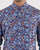 Pretty Green Slim Fit Paisley Print Shirt Blue
