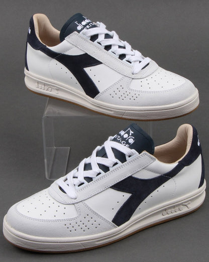 Diadora B. Elite Heritage Sneakers Weiß/Marineblau