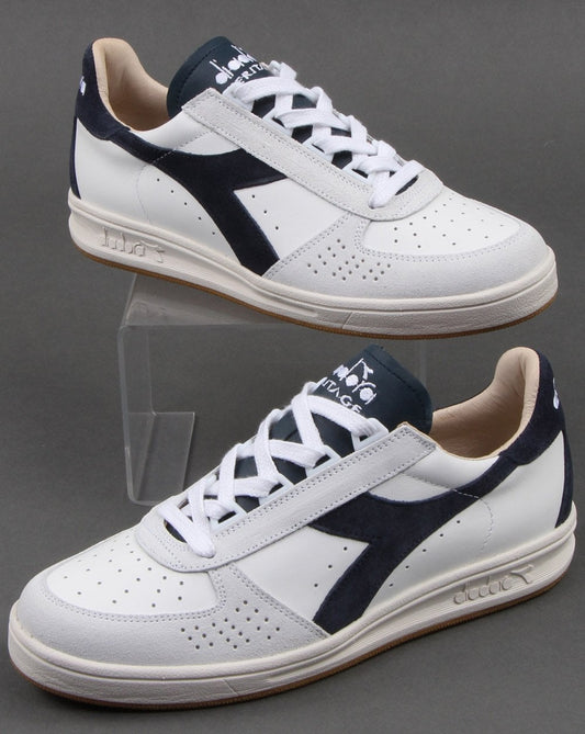 Diadora Diadora B. Elite Heritage Sneakers Weiß/Marineblau