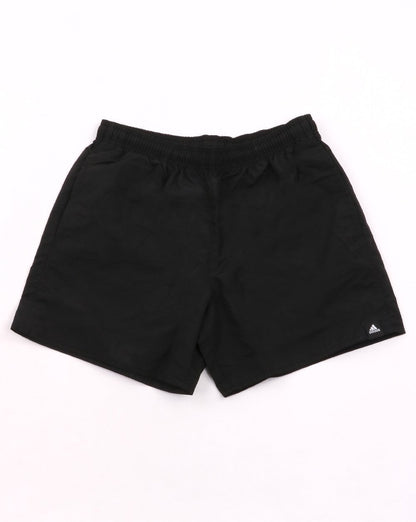 Adidas Originals – Solide Badeshorts in Schwarz