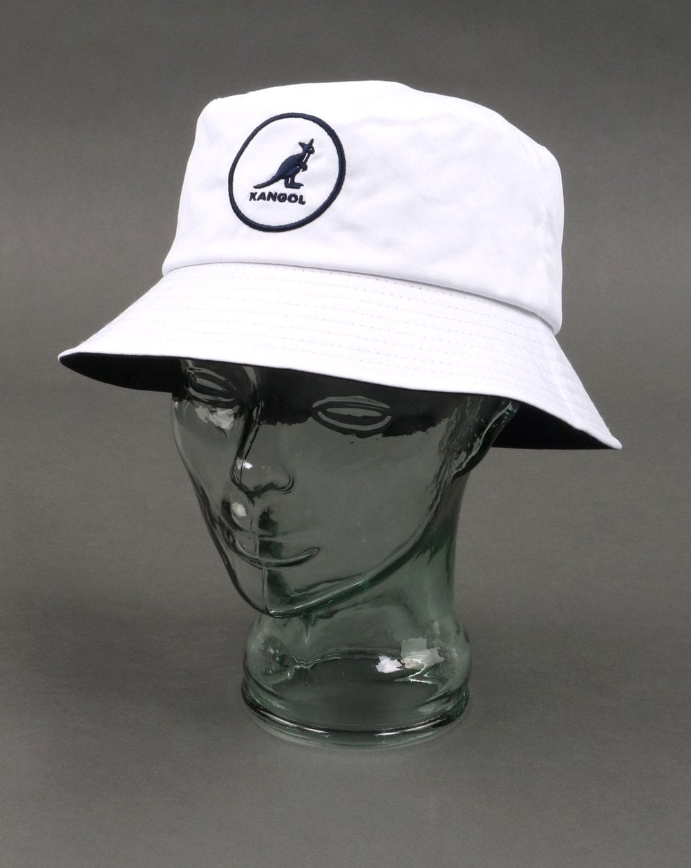 Kangol Cotton Bucket Hat White