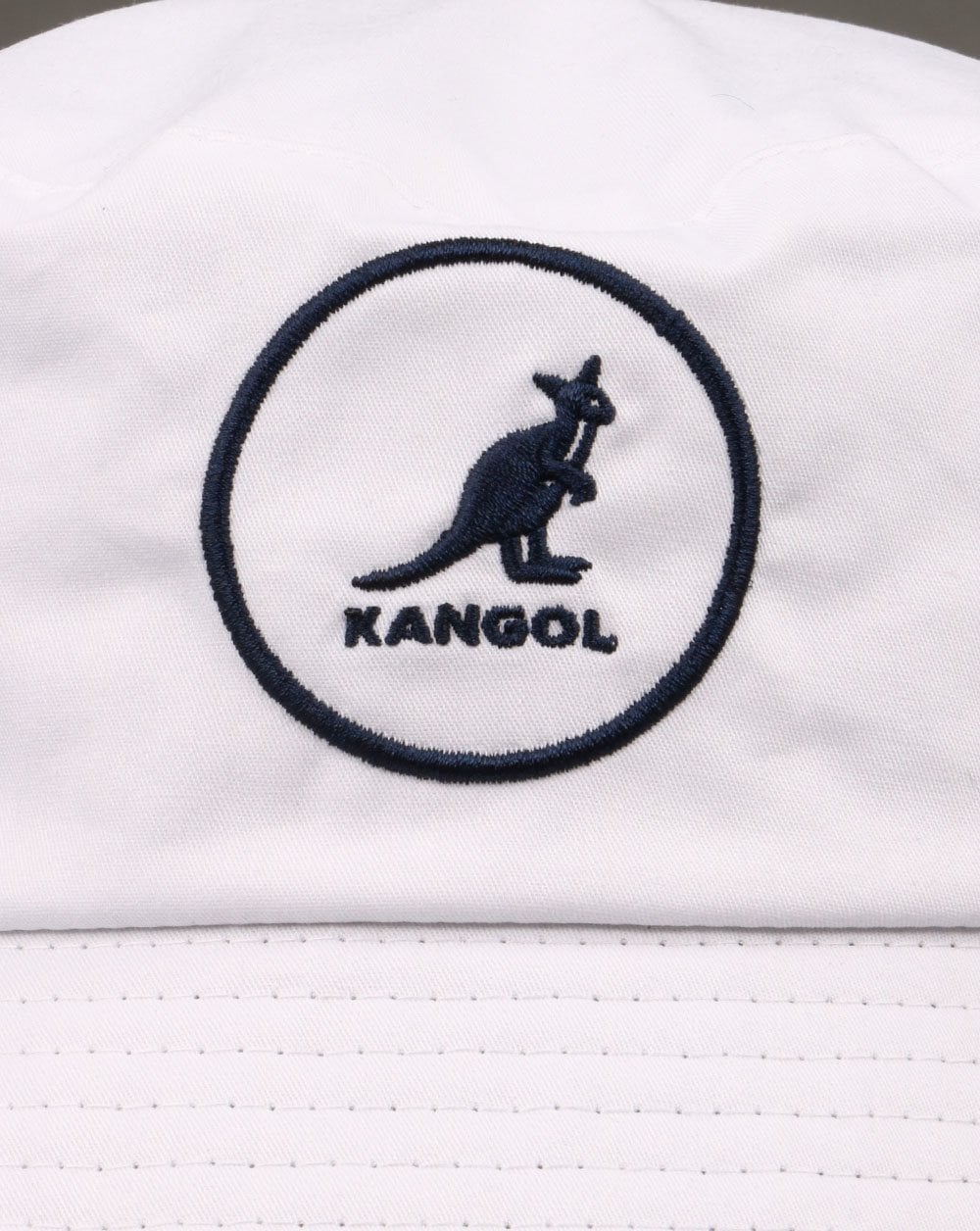 Kangol Fischerhut aus Baumwolle, Weiß