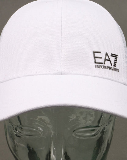 Emporio Armani EA7 Core Logo Cap Weiß