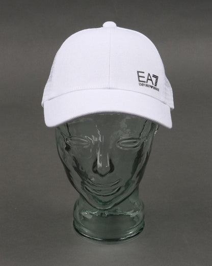 Emporio Armani EA7 Core Logo Cap Weiß