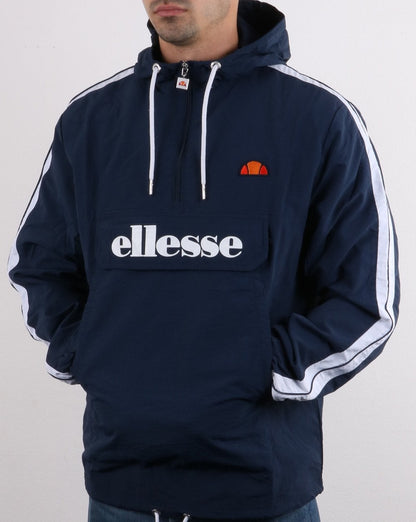 Ellesse – Fighter – Jacke mit Viertelreißverschluss in Marineblau