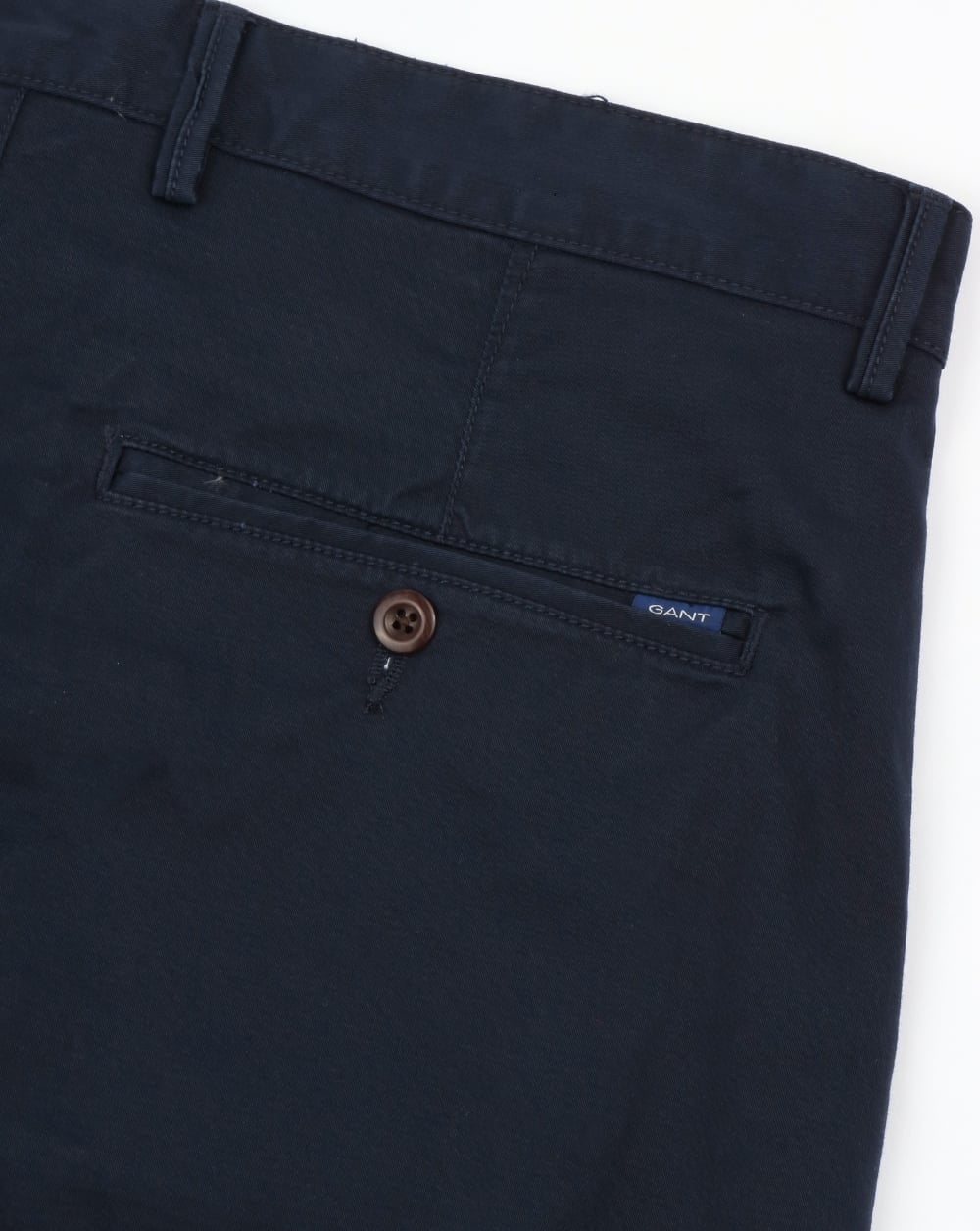 Gant – Entspannte Twill-Shorts in Marineblau