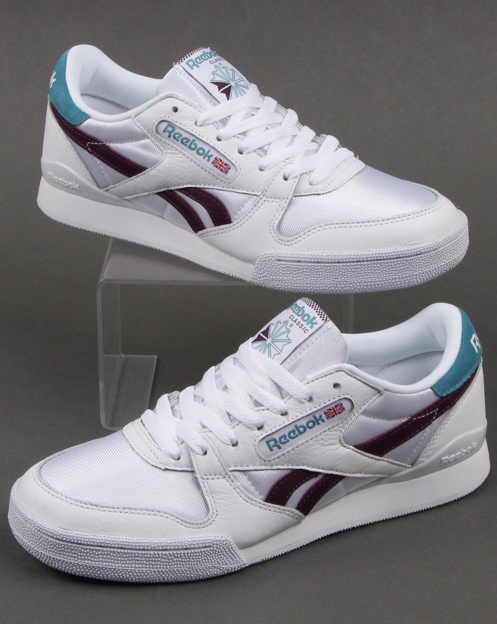 Reebok Phase 1 Pro Sneakers Weiß/Mint/Violett
