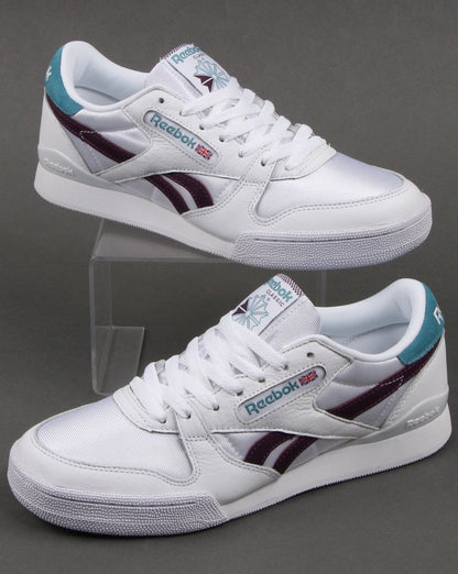 Reebok Phase 1 Pro Sneakers Weiß/Mint/Violett