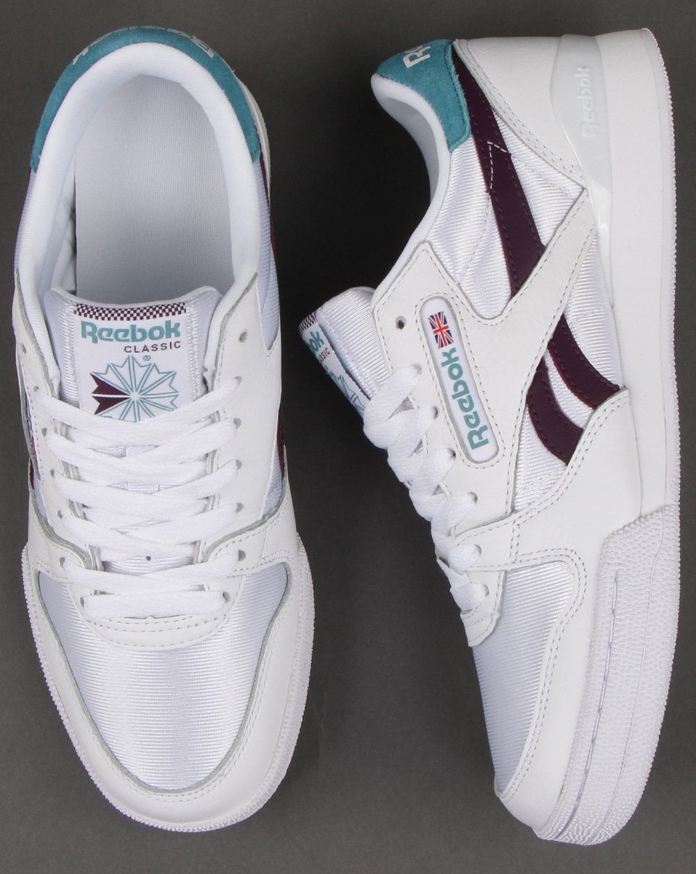 Reebok Phase 1 Pro Sneakers Weiß/Mint/Violett