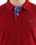Gant Contrast Collar Polo Shirt Mahogany Red