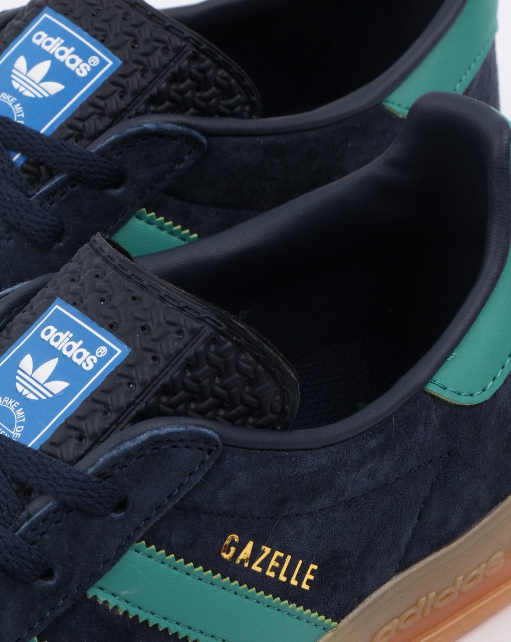 Adidas Gazelle Indoor-Sneakers Marineblau/Grün