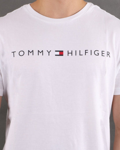 Tommy Hilfiger Logo-T-Shirt Weiß