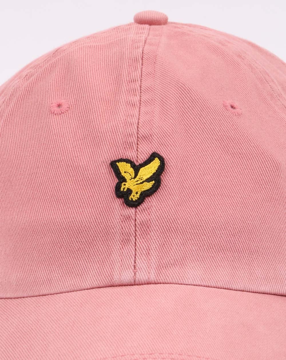 Lyle And Scott – Baseballkappe aus gewaschenem Twill in Pink Shadow
