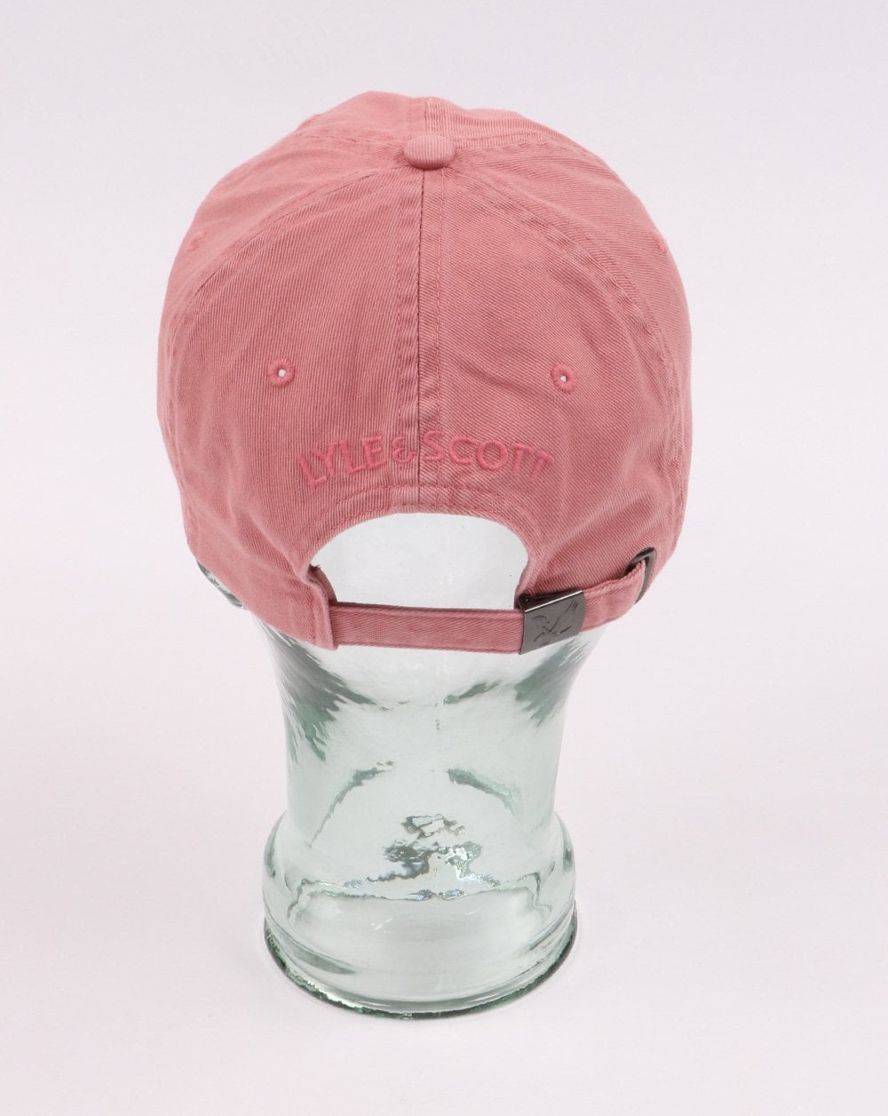 Lyle And Scott – Baseballkappe aus gewaschenem Twill in Pink Shadow