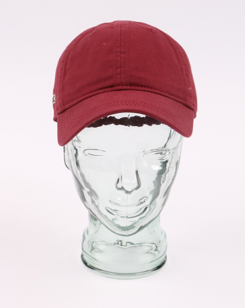 Lacoste Gabardine-Kappe Burgund