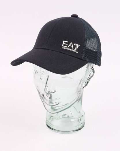 Emporio Armani – EA7 Core-Logo-Kappe in Marineblau