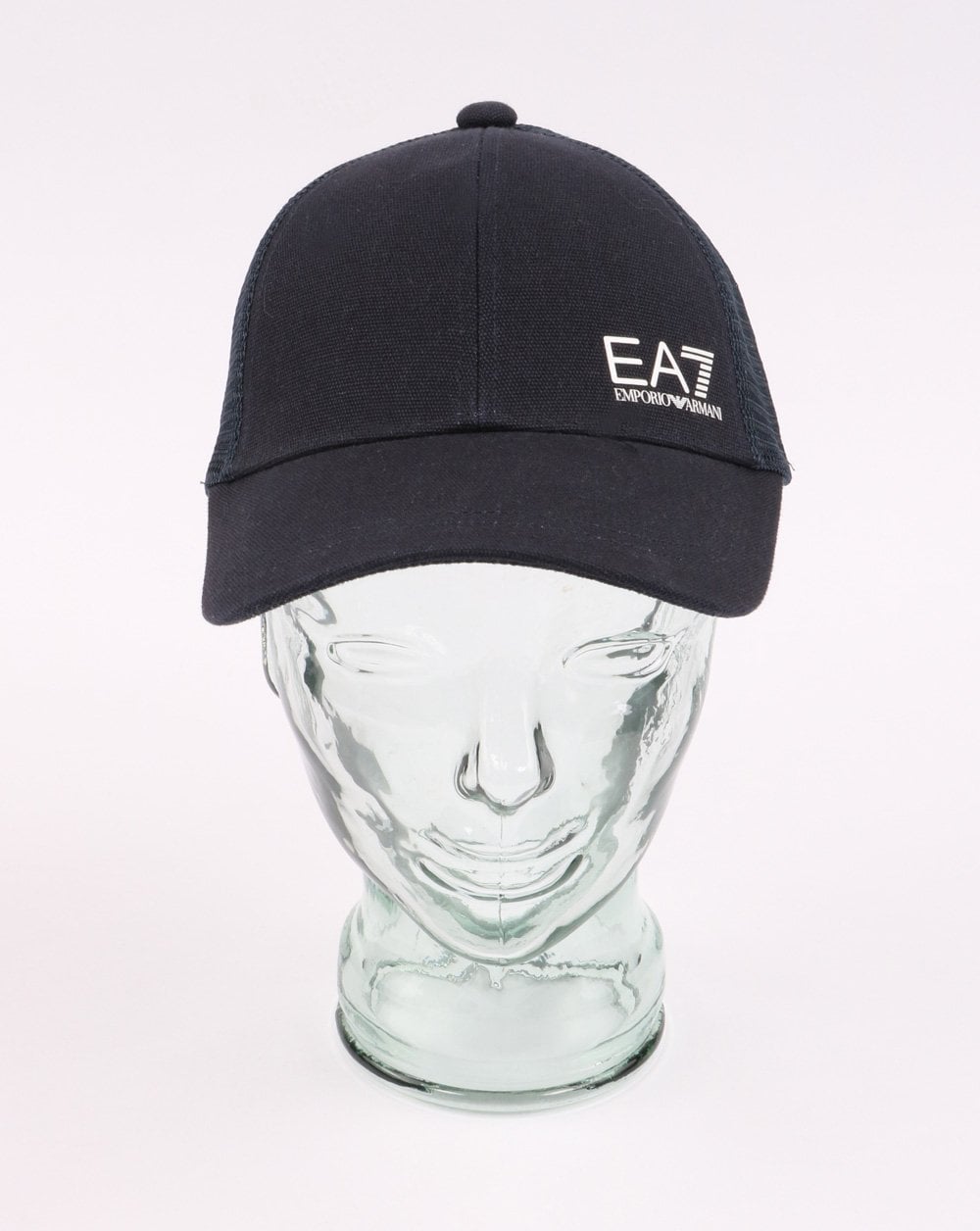 Emporio Armani – EA7 Core-Logo-Kappe in Marineblau