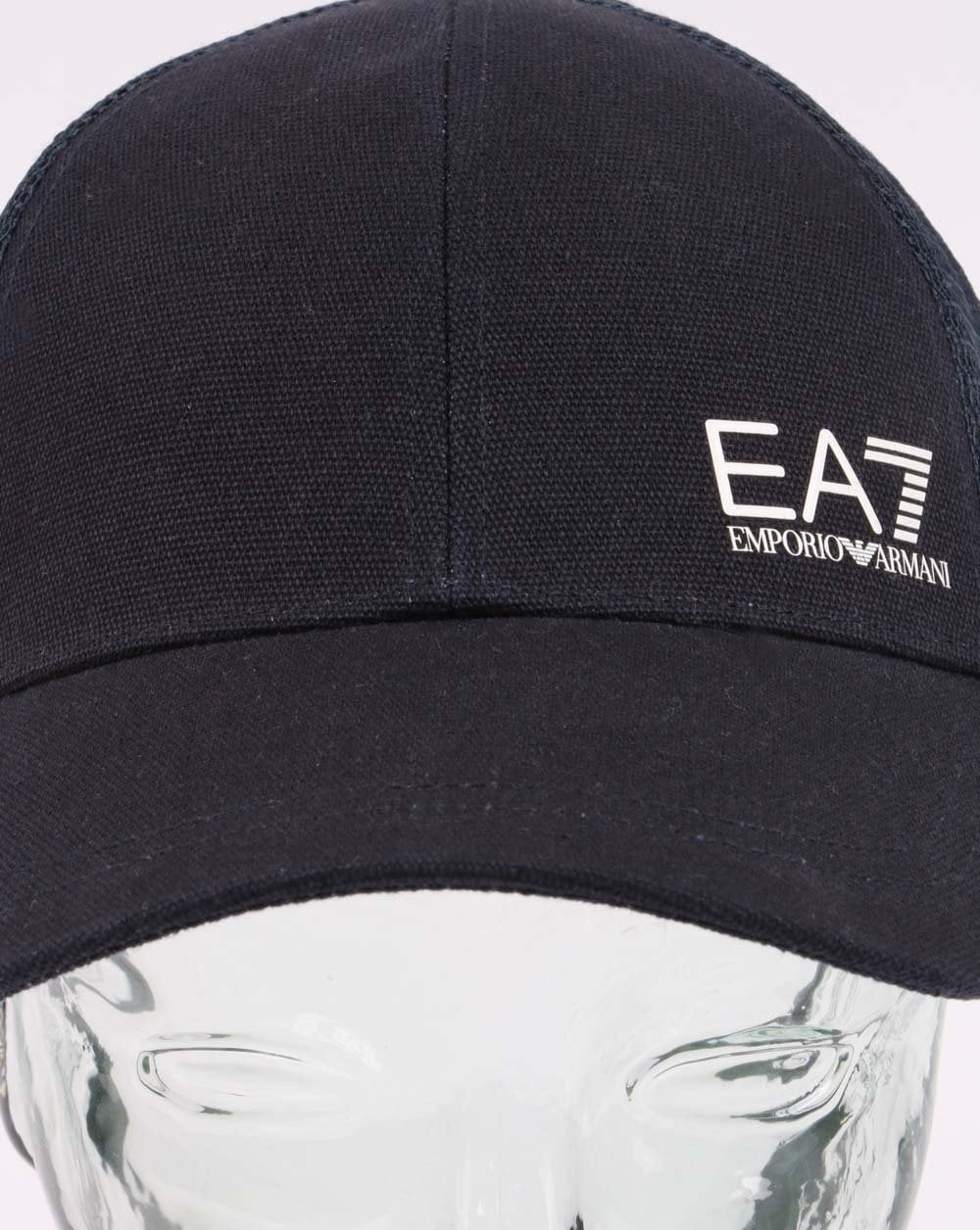 Emporio Armani – EA7 Core-Logo-Kappe in Marineblau