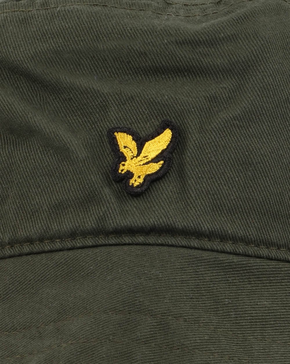 Lyle And Scott Fischerhut aus Baumwolltwill, Blattgrün