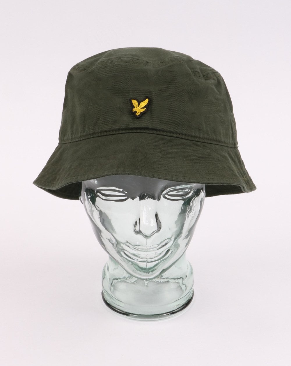 Lyle And Scott Fischerhut aus Baumwolltwill, Blattgrün