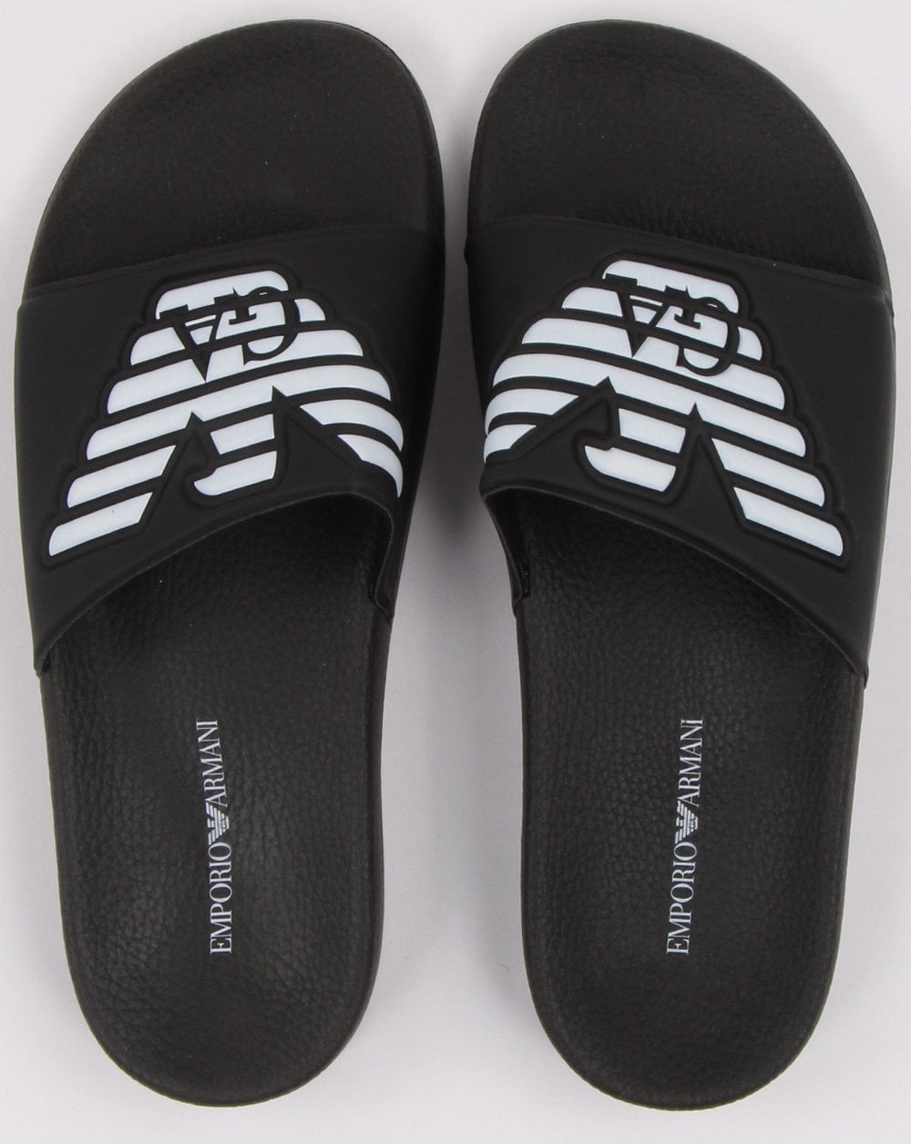 Emporio Armani Pantoletten Schwarz