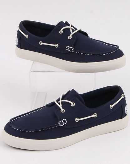 Timberland Union Wharf 2-Ösen-Bootsschuh, Marineblau