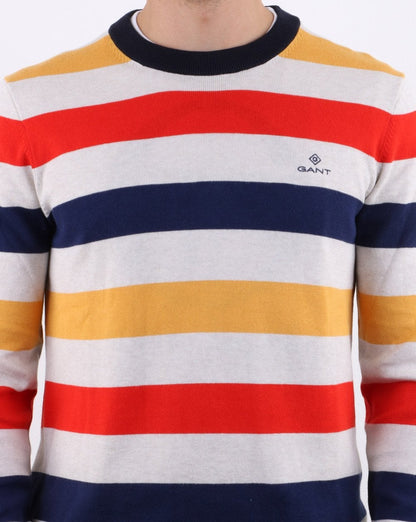 Gant – Strickpullover mit bunten Streifen