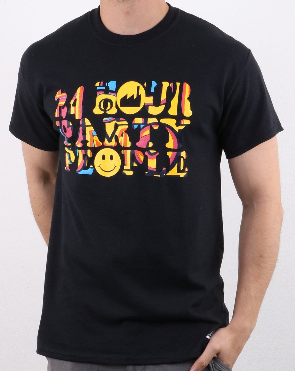 Casuals 24 Hour Party People Mkii T-Shirt Schwarz