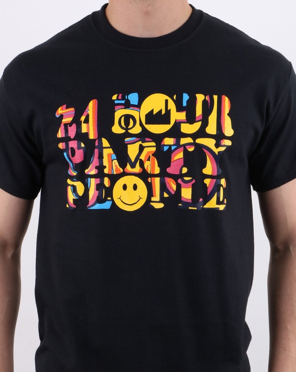 Casuals 24 Hour Party People Mkii T-Shirt Schwarz