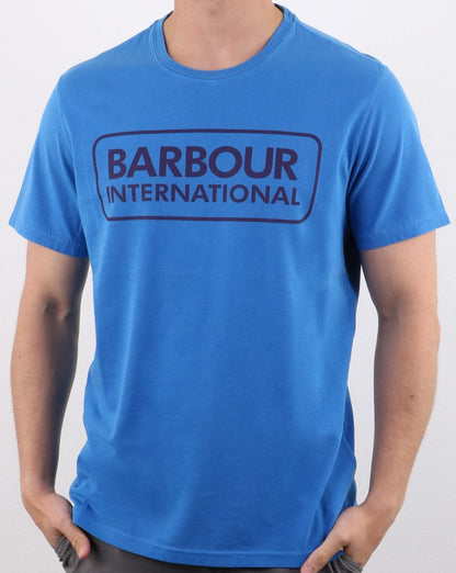 Barbour International Kit Pigment Tee Brit Blau