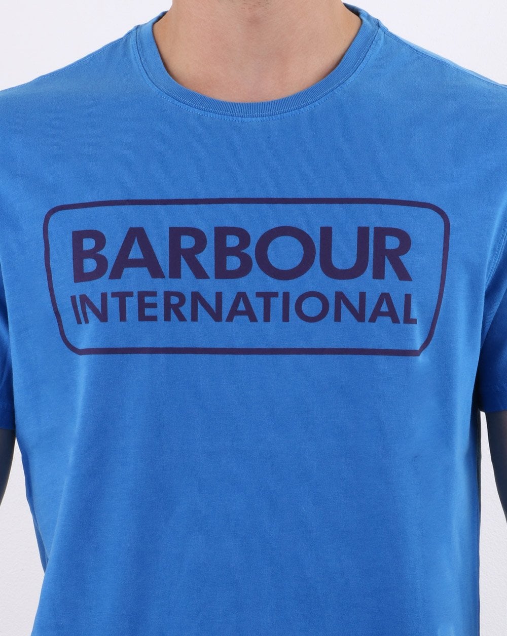 Barbour International Kit Pigment Tee Brit Blau