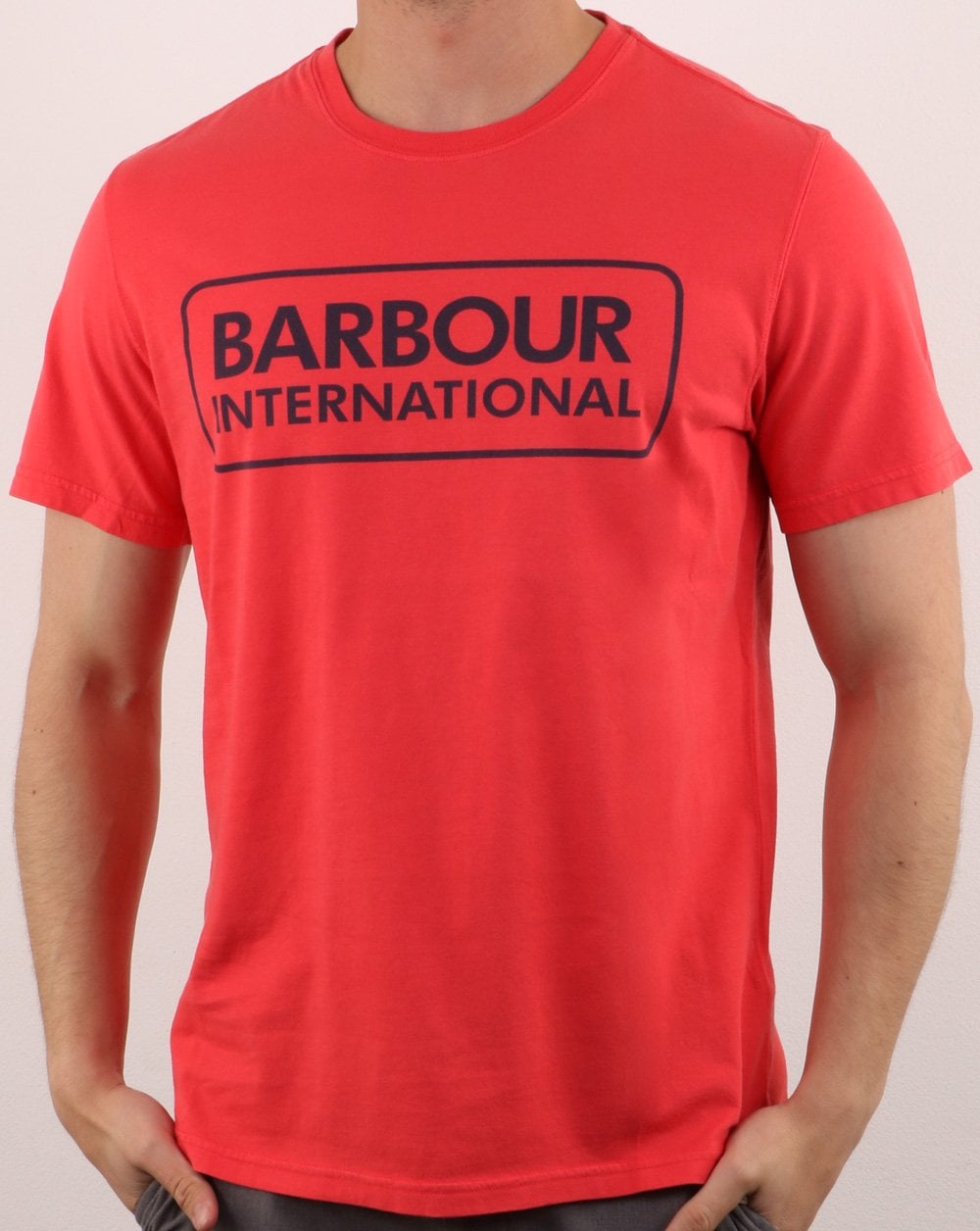 Barbour International Kit Pigment Tee Pink