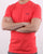 Barbour Valve Pigment Tee Race Red