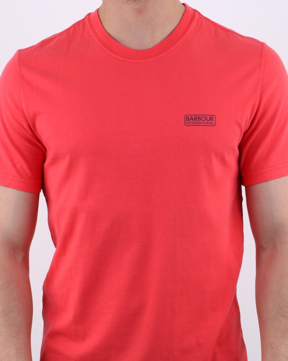 Barbour Valve Pigment T-Shirt Race Red