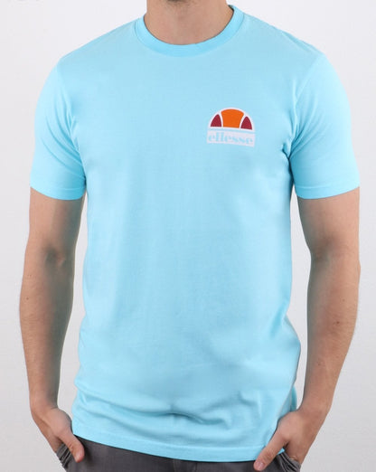 Ellesse – Cuba Overdyed T-Shirt Neonblau