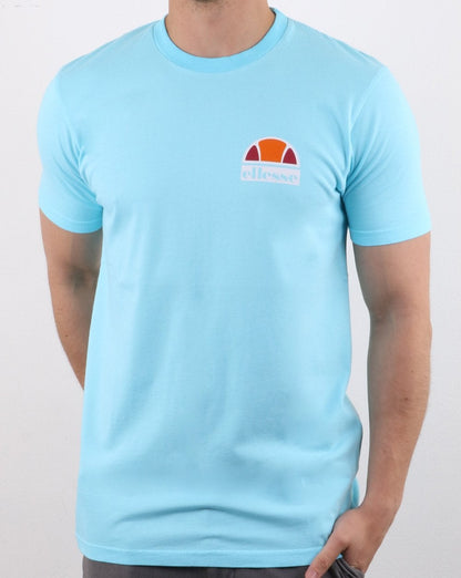 Ellesse – Cuba Overdyed T-Shirt Neonblau
