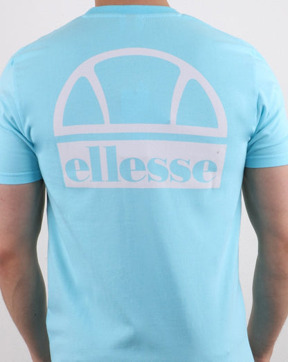 Ellesse – Cuba Overdyed T-Shirt Neonblau