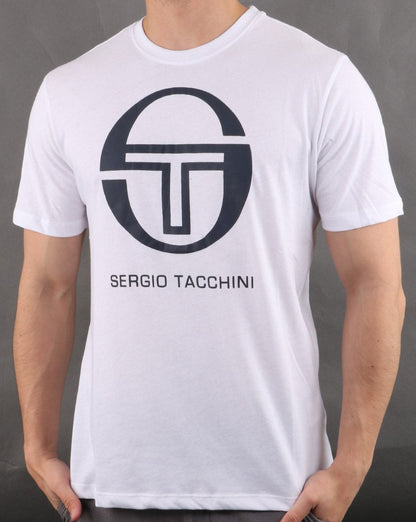 Sergio Tacchini Iberis T-Shirt Weiß/Marineblau